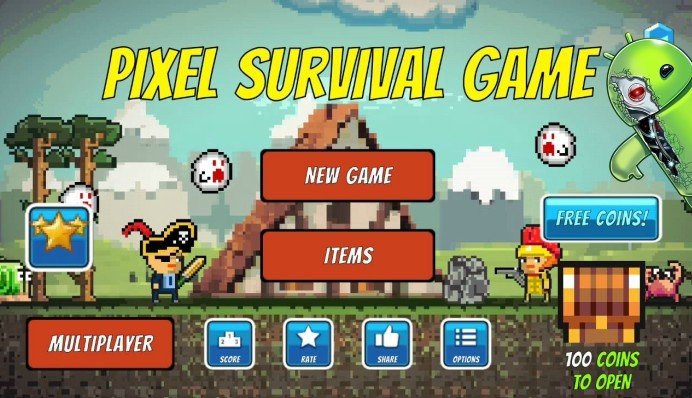 Pixel Survival Game