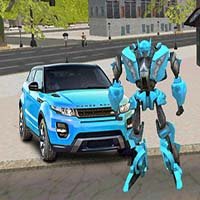 Robot Car Super Transforme Futuristic Supercar