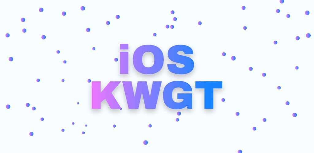 iOS Widgets for KWGT