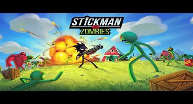 Stickman vs Zombies: Зомби шутер с человечком