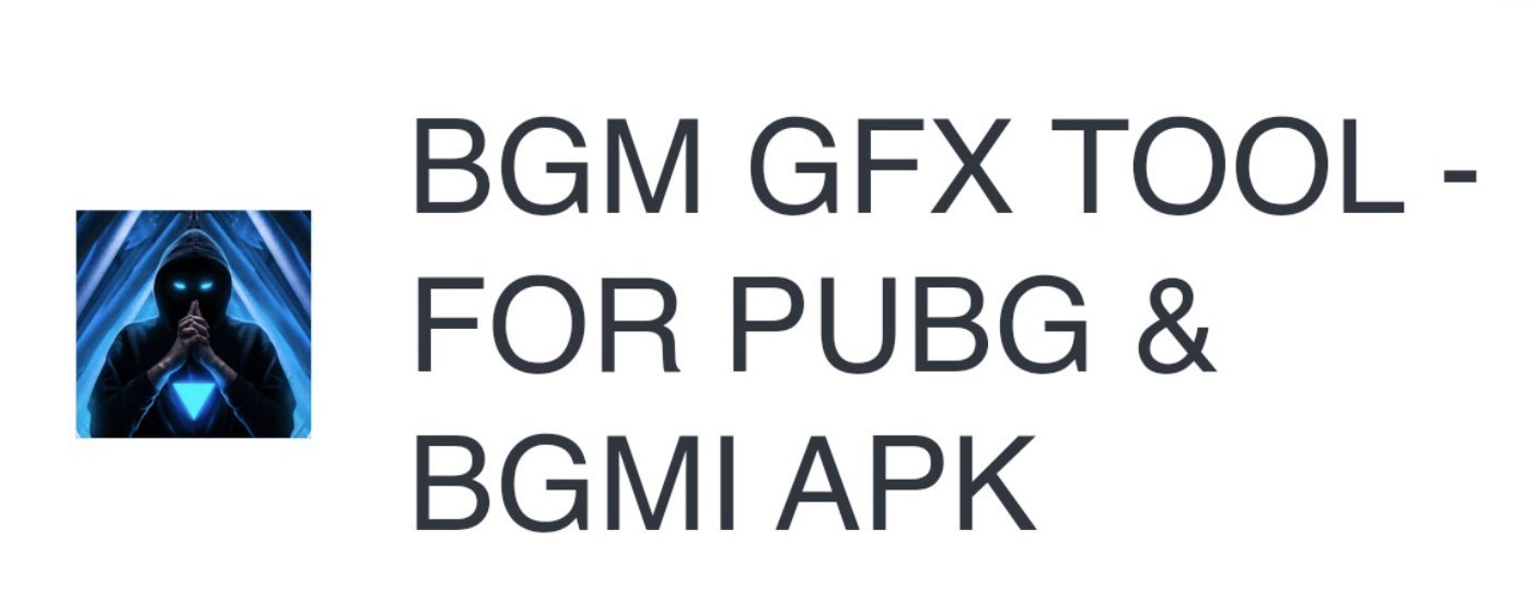 BGM GFX TOOL PRO - BGMI & PUBG