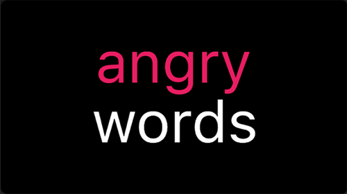 Английские слова – учить язык (Angry Words)