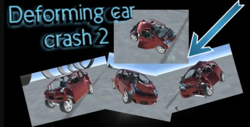 Deforming car crash 2