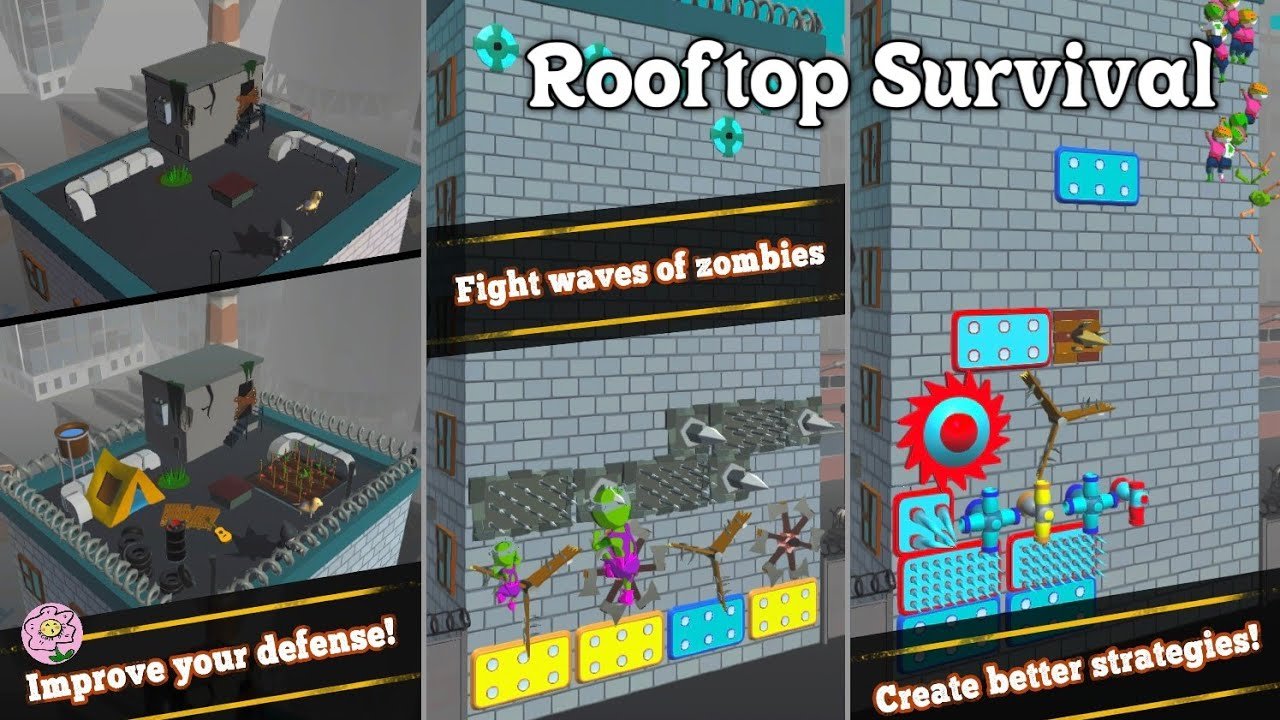 Rooftop Survival: Zombie TD