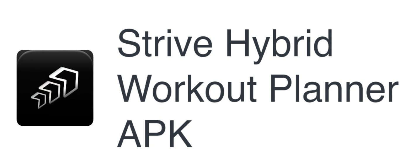 Strive Hybrid Workout Planner