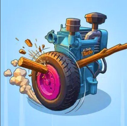Wheel Engine Shot